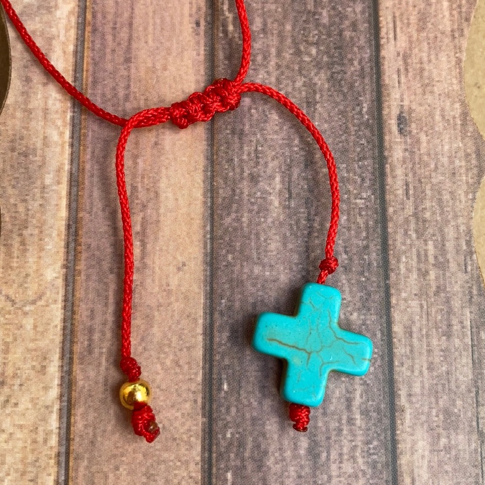 Kabbalah RedString Turquoise Protection bracelet - Picture 9 of 14
